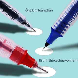 Bút mực nước trung tính tốc độ khô, ruột bút dung lượng lớn 0.5mm dùng cho học sinh giải đề, học tập