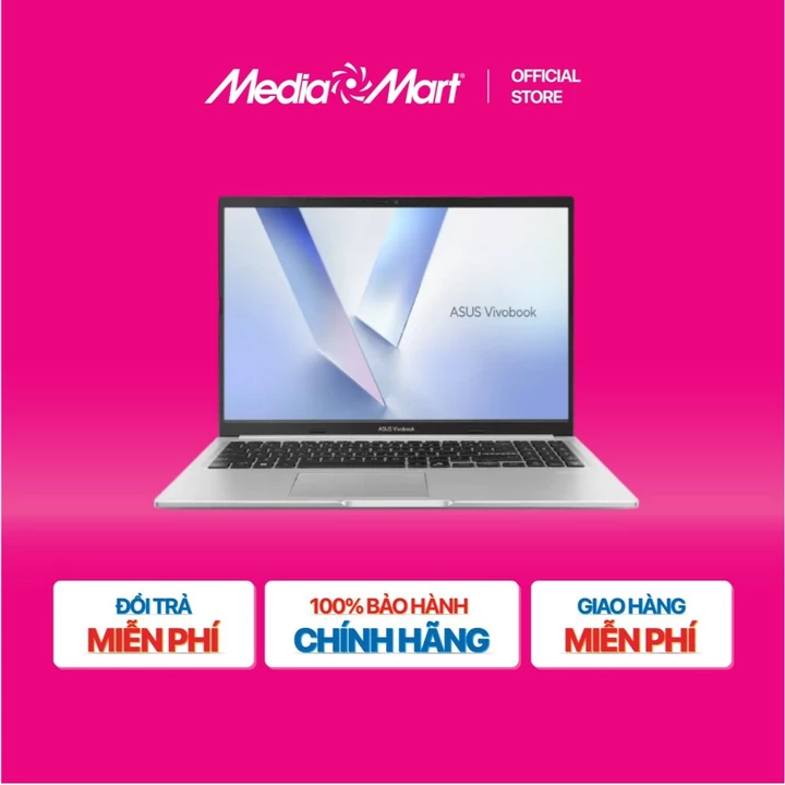 Laptop ASUS Vivobook M1502NAQ-BQ021W /R5-150/ Ram16GB Ổ cứng 512G SSD Màn hình 15.6 FHD Màu Bạc