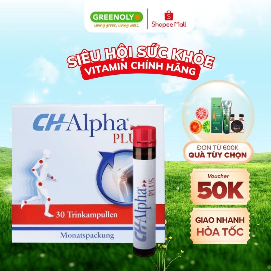 Collagen CH Alpha Plus Dạng Nước Hỗ Trợ Xương Khớp hộp 30 chai x 25mm ...