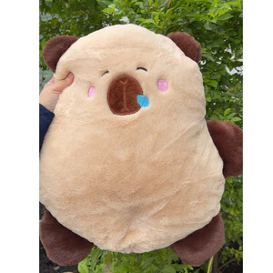 Gối bông Capybara chảy nước mũi , capybara siêu mềm mịn