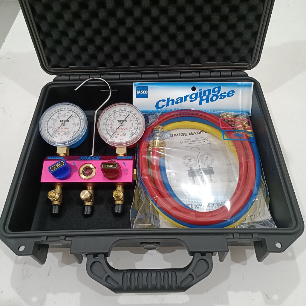 Đồng hồ sạc ga R32/R410A Tasco made in Japan TA122G-1-EXP