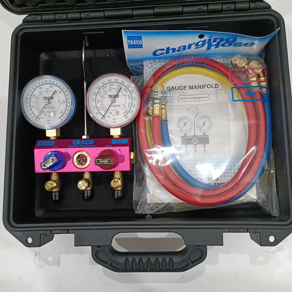 Đồng hồ sạc ga R32/R410A Tasco made in Japan TA122G-1-EXP