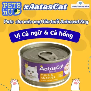 Pate Aatas Cho Mèo Nhiều Vị 80G