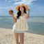 Áo Babydoll Chấm Bi Tay Bồng Mix Viền Bèo Siêu Xinh Hoadanbistore, Áo Sơ Mi Kiểu Tiểu Thư