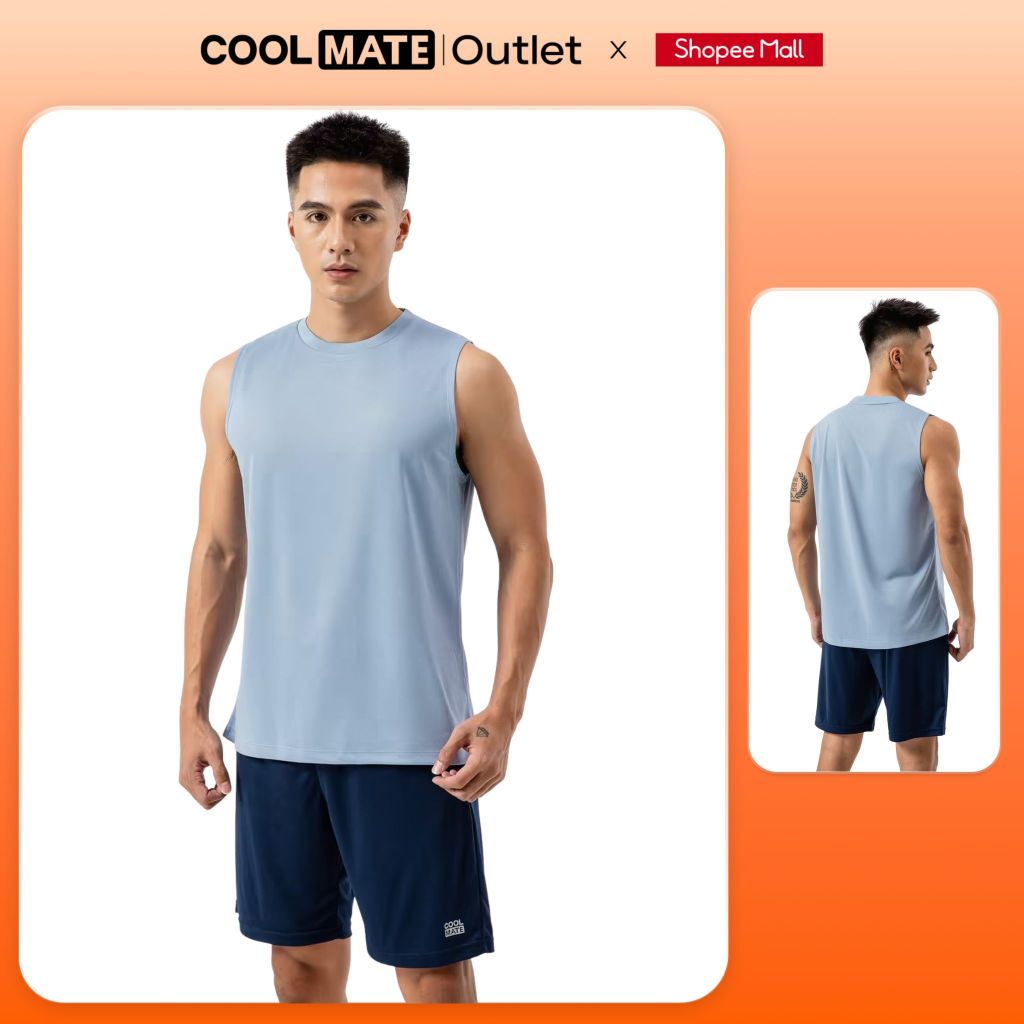 Áo Sleeveless Active Essentials Đa Dạng Môn Thể Thao Thấm Hút, Nhanh Khô Coolmate