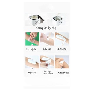 COMBO nồi Pro + 500g sáp tặng que, sáp wax lôngdễ dàng sử dụng tại nhà, an toàn lành tính