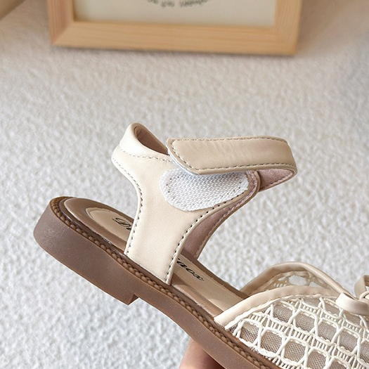 [M190] Giày Bé Gái Cao Cấp Quai Dán Tiện Lợi, Sandals Rọ Phối Lưới Thoáng Khí Phong Cách Hàn Quốc Mới Nhất TH Kids