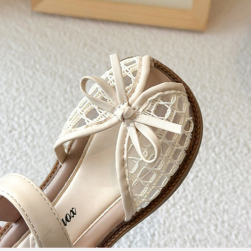 [M190] Giày Bé Gái Cao Cấp Quai Dán Tiện Lợi, Sandals Rọ Phối Lưới Thoáng Khí Phong Cách Hàn Quốc Mới Nhất TH Kids