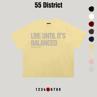 Áo thun boxy BALANCED áo phông form rộng nam nữ thời trang streetwear chất cotton D07