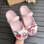 Dép Sục Ballet Hồng Pastel Quai Hậu Mềm Nhẹ Quai Hậu Êm Chân,Chống Trơn, Không Thấm Nước