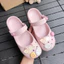 Dép Sục Ballet Hồng Pastel Quai Hậu Mềm Nhẹ Quai Hậu Êm Chân,Chống Trơn, Không Thấm Nước