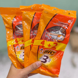 dao cạo râu bic hàng công ty 6 cây 1 gói chính hãng [hoả tốc]