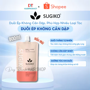 Thuốc Duỗi Tóc SUGIKO Chính Hãng 800ml - Duỗi Ép Không Cần Dập, Thẳng Tự Nhiên, Hợp Nhiều Loại Tóc.