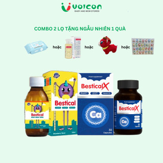 Canxi Bestical chính hãng hỗ trợ tăng chiều cao cho bé, Bestical X canxi hữu cơ cho bé