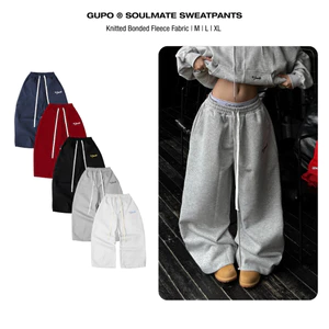 Quần Dài Nỉ Ống Rộng GUPO Vải Nỉ Ép Hàn 380GSM Form Rộng Unisex Local Brand - QDN-01