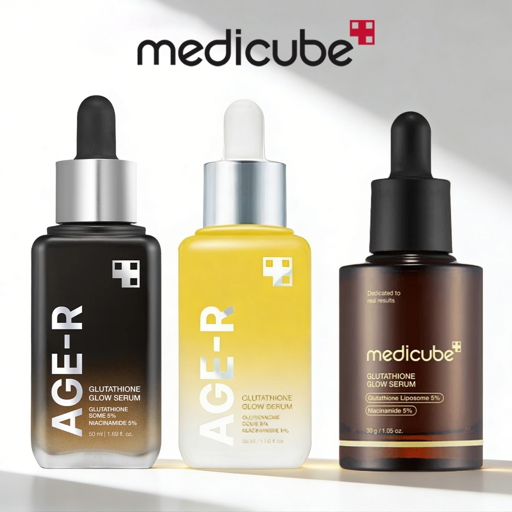 Serum Medicube AGE-R Glutathione Glow Ampoule 30ml Dưỡng Sáng Da, Tăng Đàn Hồi, Mờ Thâm, Cấp Ẩm
