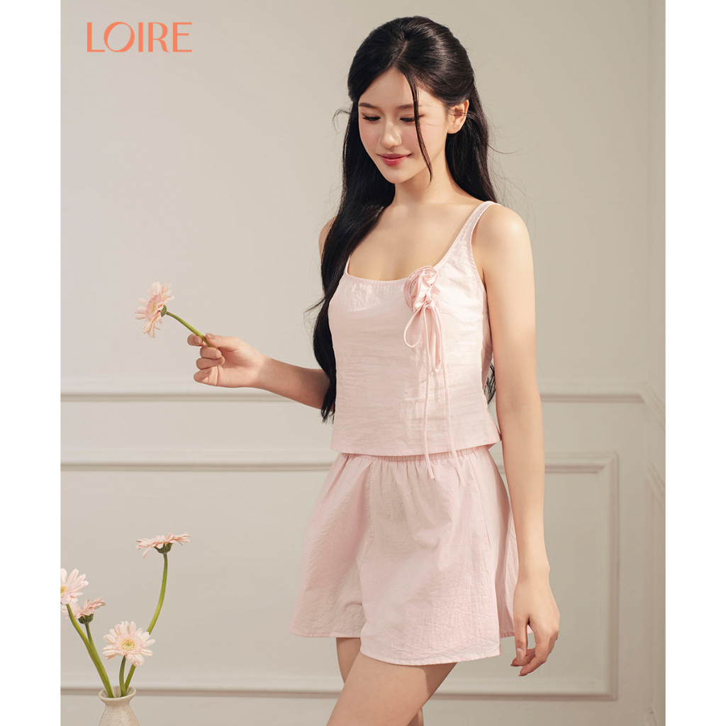 [Made to Ease]Bộ Mặc Nhà Dalia Loire FDMN260358 Dáng Hai Dây Chất Thô Hàn Quốc