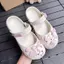 Dép Sục Ballet Màu Kem Quai Hậu Mềm Nhẹ Quai Hậu Êm Chân, Chống Trơn, Không Thấm Nước