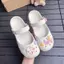Dép Sục Ballet Màu Kem Quai Hậu Mềm Nhẹ Quai Hậu Êm Chân, Chống Trơn, Không Thấm Nước