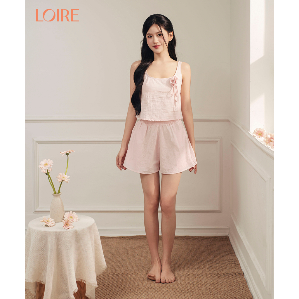 [Made to Ease]Bộ Mặc Nhà Dalia Loire FDMN260358 Dáng Hai Dây Chất Thô Hàn Quốc