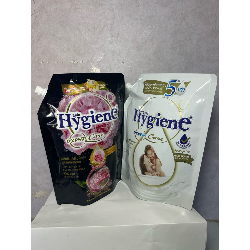 Combo 3 Túi Nước Xả Vải Hygiene Expert Care Milk Serum 1100ml/Túi Hỗ Trợ Mềm Vải Gấp 5 Lần