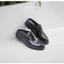 Giày Sục da bò nam LEMANS màu đen SM01.1, Đế thơm tăng cao 4cm, Da bò, Bảo hành 24 tháng
