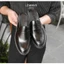 Giày Sục Tăng Cao 4cm LEMANS Mules Loafer - Black. Da bò nhập khẩu. Đế khuôn độc quyền BH 24T