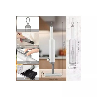 [THANH LÝ RẺ] Cây Lau Tự Vắt Mini Đa Năng Kèm 2 Bông Lau, Cây Lau Bàn Bếp Cầm Tay Nhỏ Gọn Có Gạt Nước