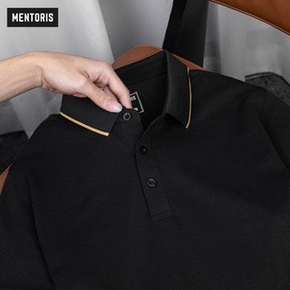 Áo Polo Nam MENTORIS, Form BASIC Tôn Dáng, Vải Cotton Thoáng Mát, Co Giãn, Nhiều Màu MPS207R