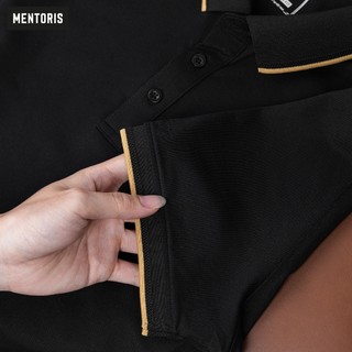 Áo Polo Nam MENTORIS, Form BASIC Tôn Dáng, Vải Cotton Thoáng Mát, Co Giãn, Nhiều Màu MPS207R