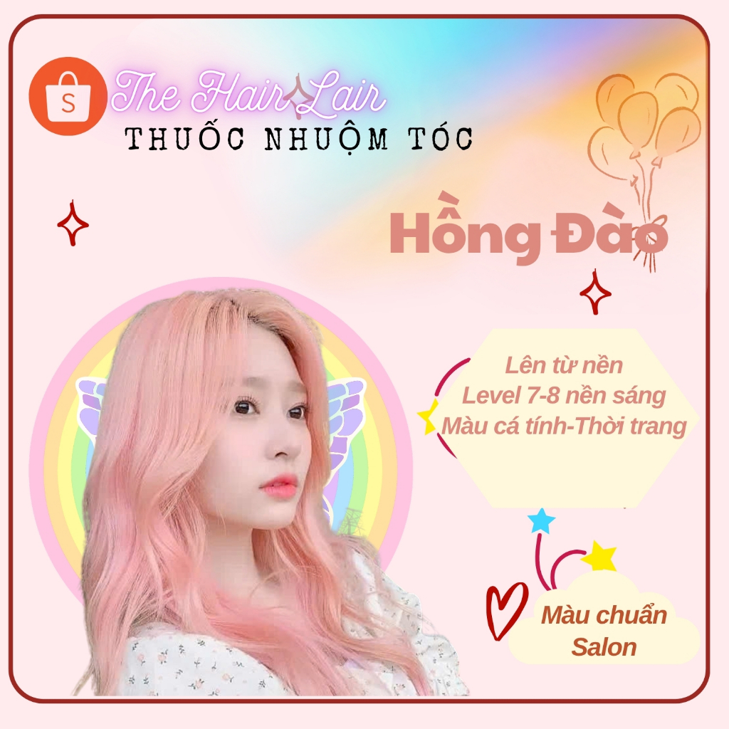 Thuốc Nhuộm Tóc Tại Nhà full Màu Hot Trend tặng kèm oxy và găng tay+hdsd