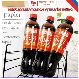 Nước Kvass nhập khẩu Nga – giúp tiêu hóa – nước lúa mạch lên men tốt cho tiêu hóa- nhiều hương vị
