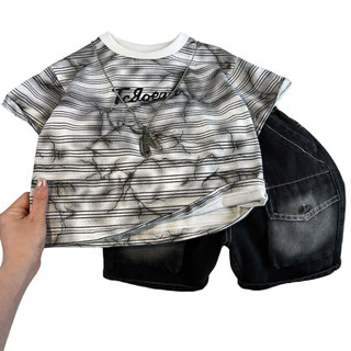 Set bộ bé trai Hàn Quốc cotton mềm mát, đồ bộ trẻ em hàng Quảng Châu cao cấp 1-10 tuổi