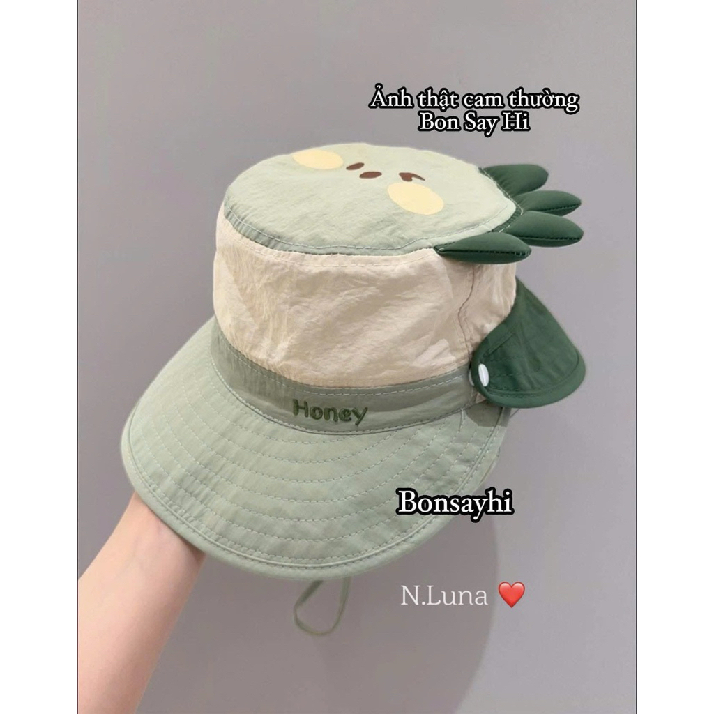 Mũ chống nắng con vật cho bé 1-6 tuổi