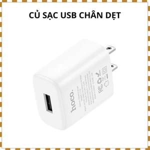 Củ sạc HOCO C134 12W USB – Sạc ổn định 2.4A, củ sạc mini cho điện thoại