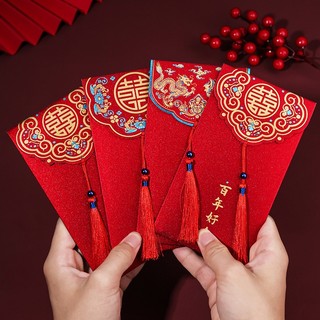 Bao Lì Xì Đỏ Đám Cưới – Lì Xì Song Hỷ Bê Tráp, Nạp Tài – Phụ Kiện Cưới Hỏi, Tân Hôn Sang Trọng