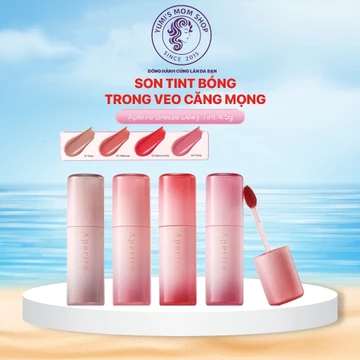 Son Tint Bóng Trong Veo Căng Mọng Aperire Breeze Dewy Tint 4.5g