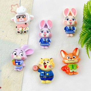 Set charm thỏ và cáo Zootopia phiên bản mini cute - Mẫu charm gắn dép hot hit nhất 2026