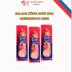SALAMI CHERKIZOVO 225G - Xúc xích, Salami Nga hun khói - Hàng nhập khẩu chính hãng Nga - Quà tặng lễ