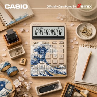 [SIÊU PHẨM 2026] Máy Tính CASIO JF-M200-TJ Limited Hokusai - Làm quà tặng cho Doanh nhân, Nhân sự