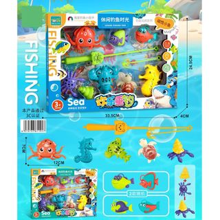 Đồ chơi câu cá nam châm loại đẹp có hộp thích hợp làm quà tặng cho bé HT Toys