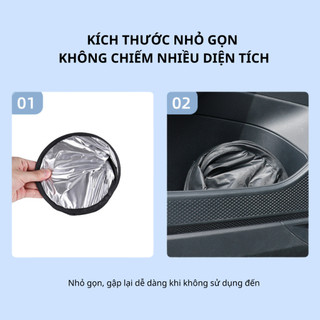Tấm Che Nắng Ô Tô Tự Dính Mới Nhất 2026 Tráng Bạc Chống UV Gập Gọn Tự Dính Thông Minh