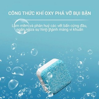 COMBO 2 Hộp 24 Viên Tẩy Vệ Sinh Lồng Máy Giặt, Diệt Khuẩn Và Tẩy Chất Cặn Lồng Máy Hiệu Quả