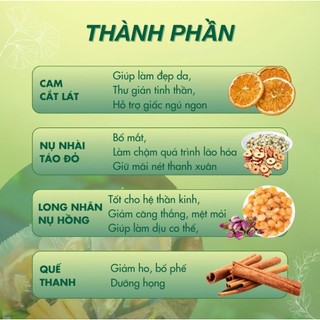 Trà Cam Quế Thảo Mộc - Hộp 30 Gói TẶNG BÌNH - Giúp Giảm Đau Rát Họng, Giữ Ấm Cơ Thể, Tăng Sức Đề Kháng, Thanh Nhiệt Thải