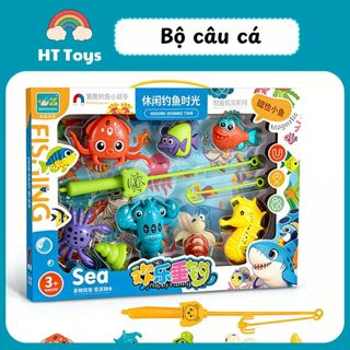 Đồ chơi câu cá nam châm loại đẹp có hộp thích hợp làm quà tặng cho bé HT Toys