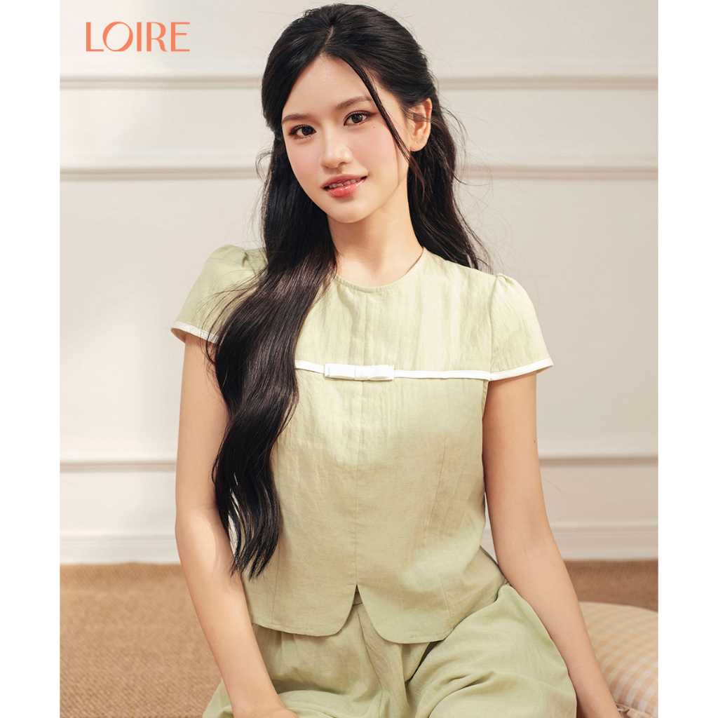 [Made to Ease]Bộ Mặc Nhà Loirechic FDMN260365 Phong Cách Tiểu Thư Nhẹ Nhàng