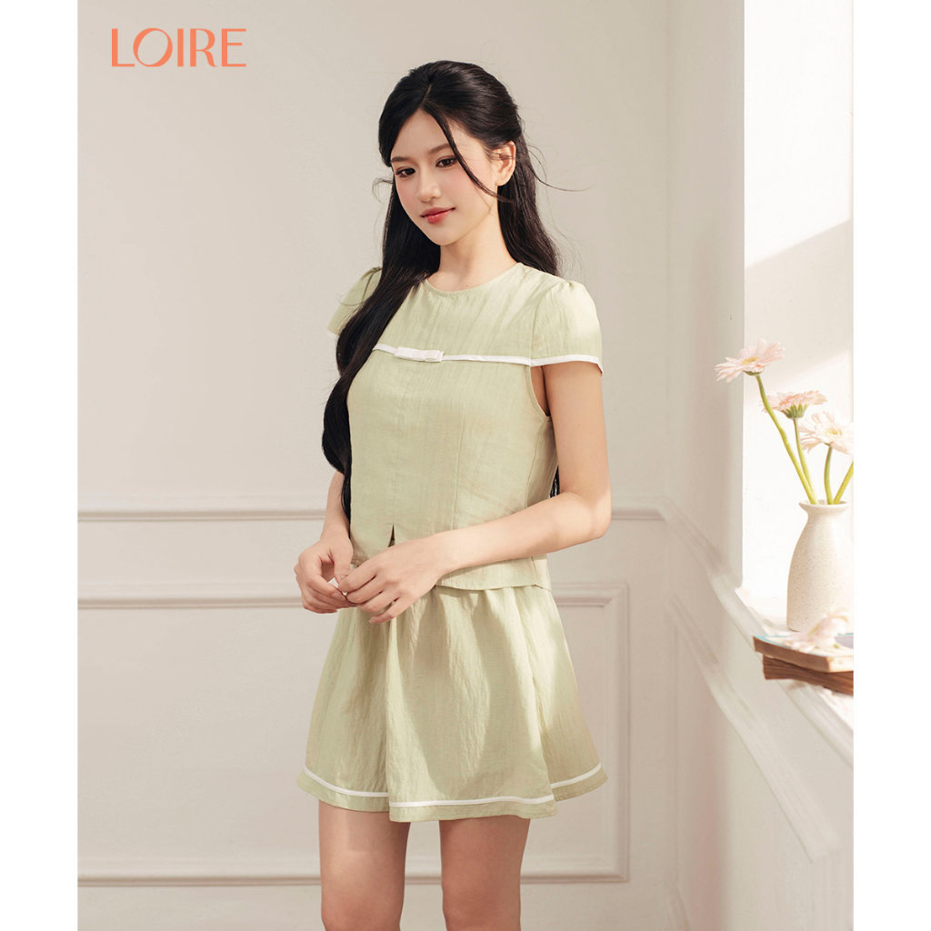 [Made to Ease]Bộ Mặc Nhà Loirechic FDMN260365 Phong Cách Tiểu Thư Nhẹ Nhàng