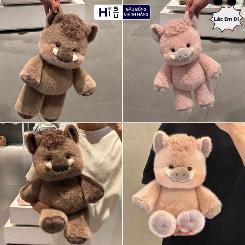 Gấu Bông Heo Rừng Chạy Bộ Siêu Đáng Yêu, Thú Nhồi Bông Lợn Lắc Lư Giải Trí Quà Tặng Cho Bé,Bạn Trai/Gái
