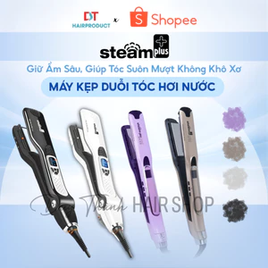 Máy Duỗi Tóc Hơi Nước Steam Plus Professional Bản TiTan Cao Cấp - Giúp Tóc Suôn Mượt, Hạn Chế Hư Tổn