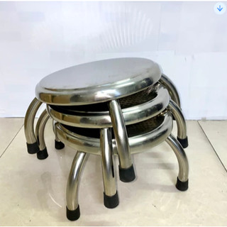 Ghế đôn cao 15cm cao cấp tại xưởng sản xuất, chắc chắn bền inox 201 (hàng tốt)